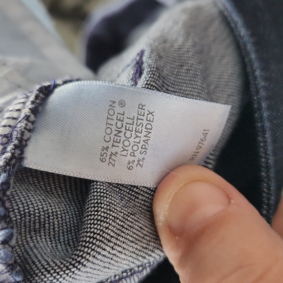 High Rise Straight Leg Jeans by J Jill size 10P - Picture 6 of 7